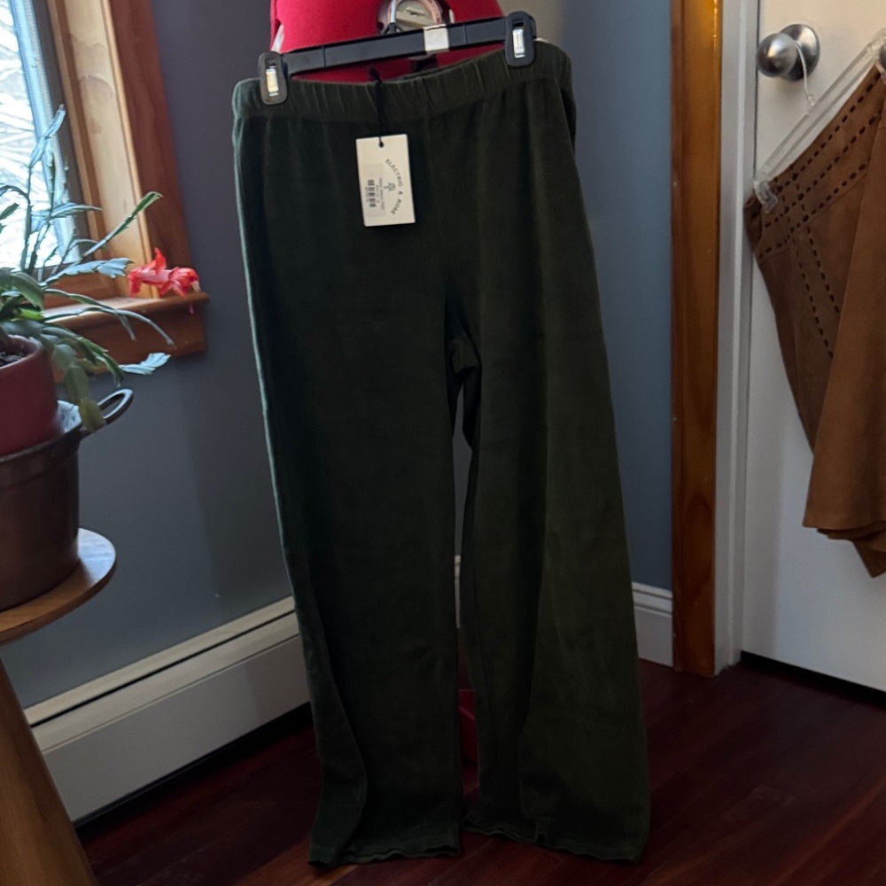 Electric & Rose Olive Green Track Pants